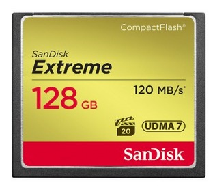 Sandisk Compact Flash Extreme Cf 128gb